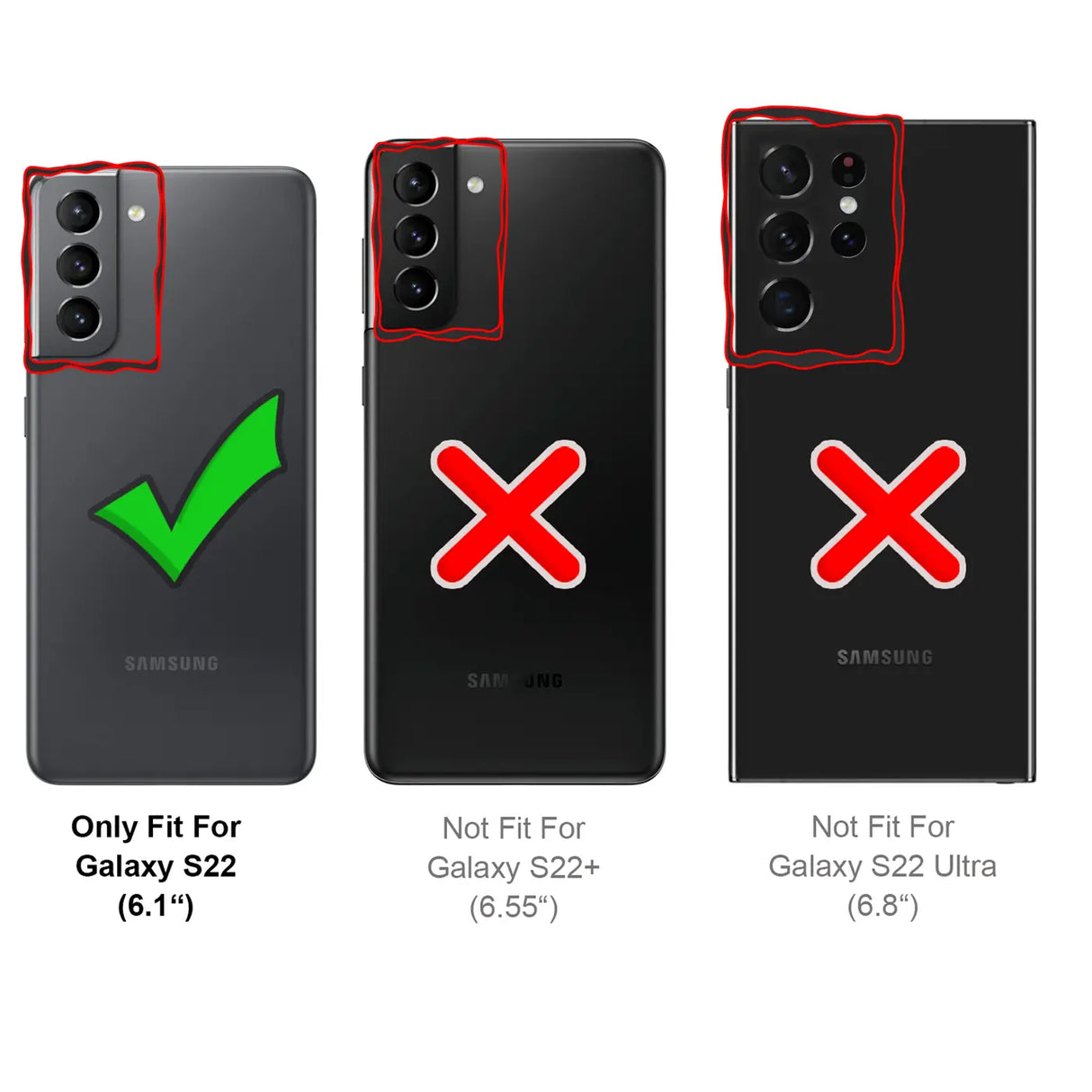 Stoßdämpfende und langlebige Silikon Handyhülle für Samsung Galaxy S22