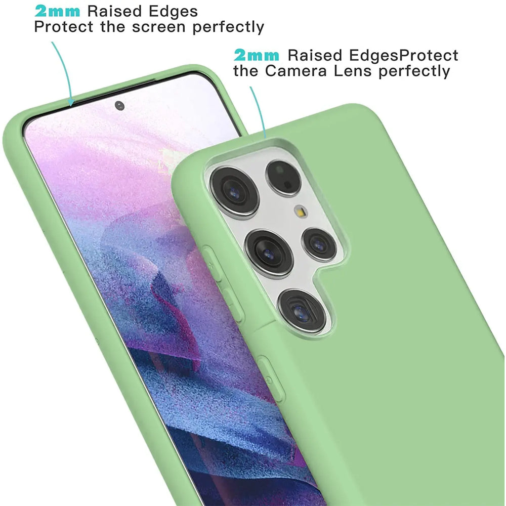 Stoßdämpfende und langlebige Silikon Handyhülle für Samsung Galaxy S23 Ultra