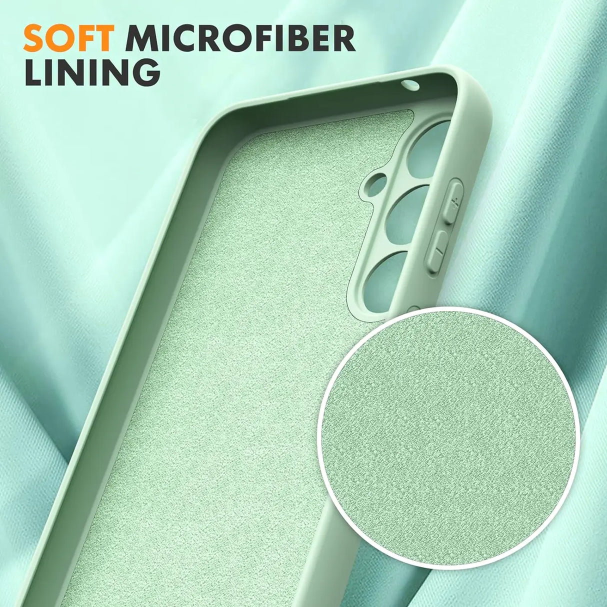 Stoßdämpfende und langlebige Silikon Handyhülle für Samsung Galaxy S24 FE