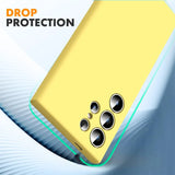 Stoßdämpfende und langlebige Silikon Handyhülle für Samsung Galaxy S24 Ultra