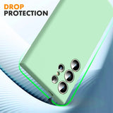 Stoßdämpfende und langlebige Silikon Handyhülle für Samsung Galaxy S24 Ultra