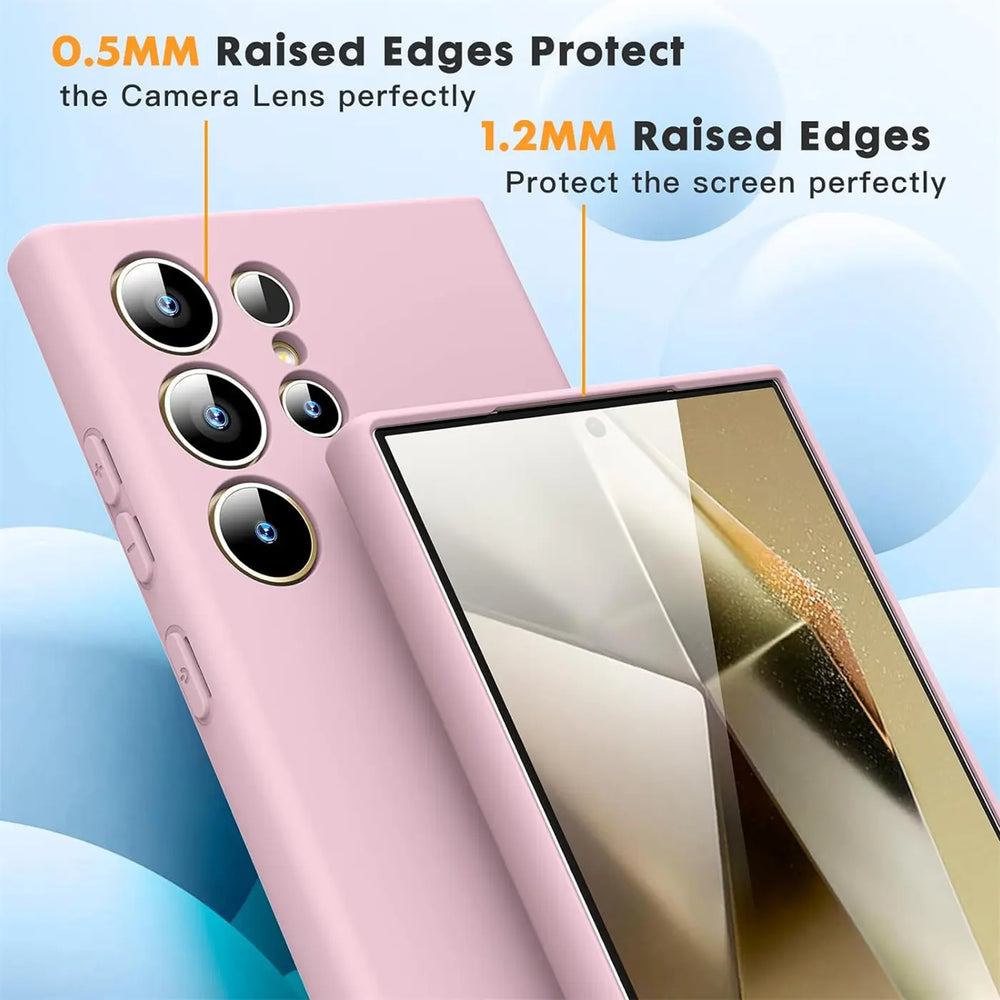 Stoßdämpfende und langlebige Silikon Handyhülle für Samsung Galaxy S24 Ultra