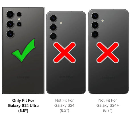 Stoßdämpfende und langlebige Silikon Handyhülle für Samsung Galaxy S24 Ultra