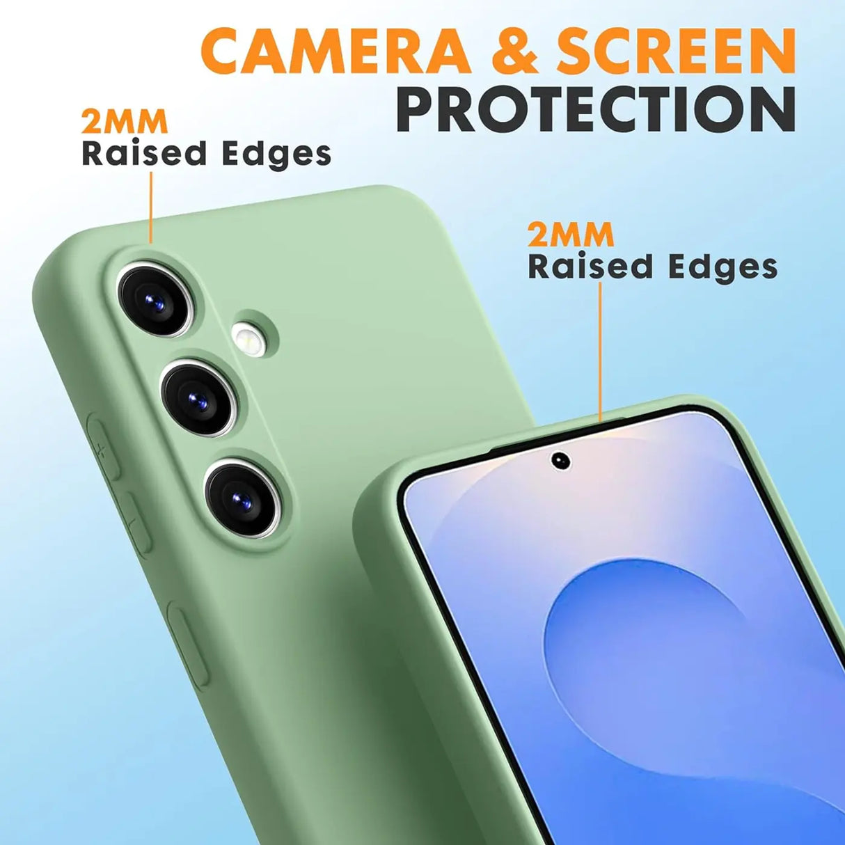 Stoßdämpfende und langlebige Silikon Handyhülle für Samsung Galaxy S25+