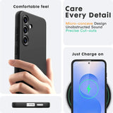 Stoßdämpfende und langlebige Silikon Handyhülle für Samsung Galaxy S25