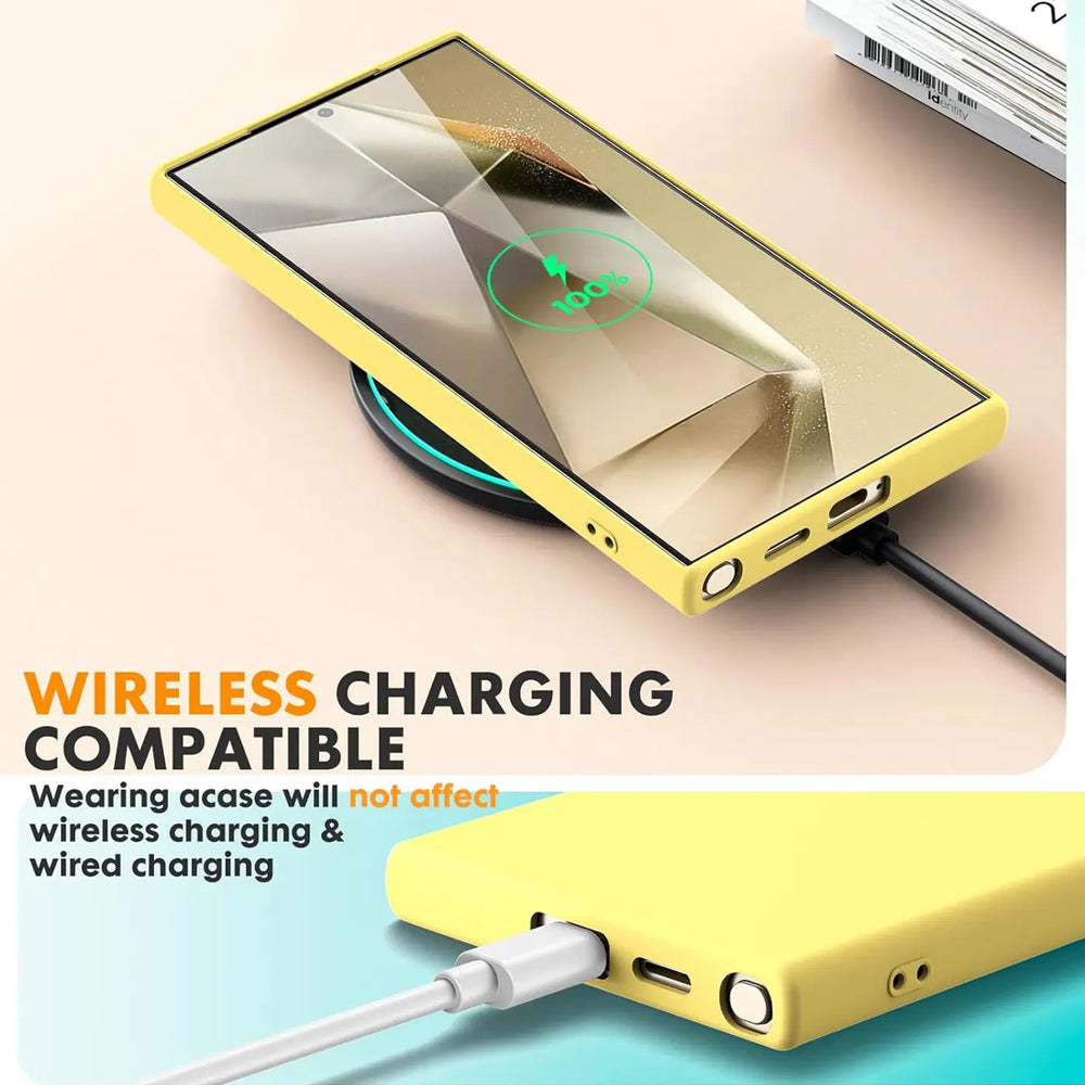 Stoßdämpfende und langlebige Silikon Handyhülle für Samsung Galaxy S25 Ultra