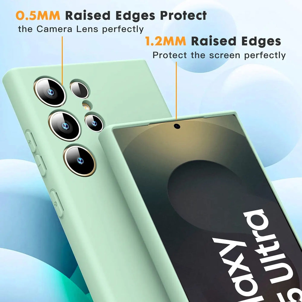 Stoßdämpfende und langlebige Silikon Handyhülle für Samsung Galaxy S25 Ultra