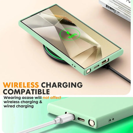 Stoßdämpfende und langlebige Silikon Handyhülle für Samsung Galaxy S25 Ultra