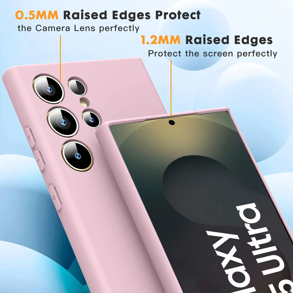 Stoßdämpfende und langlebige Silikon Handyhülle für Samsung Galaxy S25 Ultra