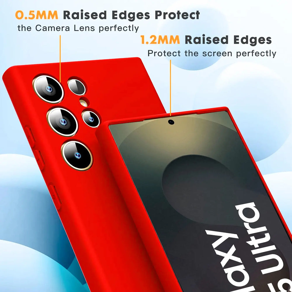 Stoßdämpfende und langlebige Silikon Handyhülle für Samsung Galaxy S25 Ultra