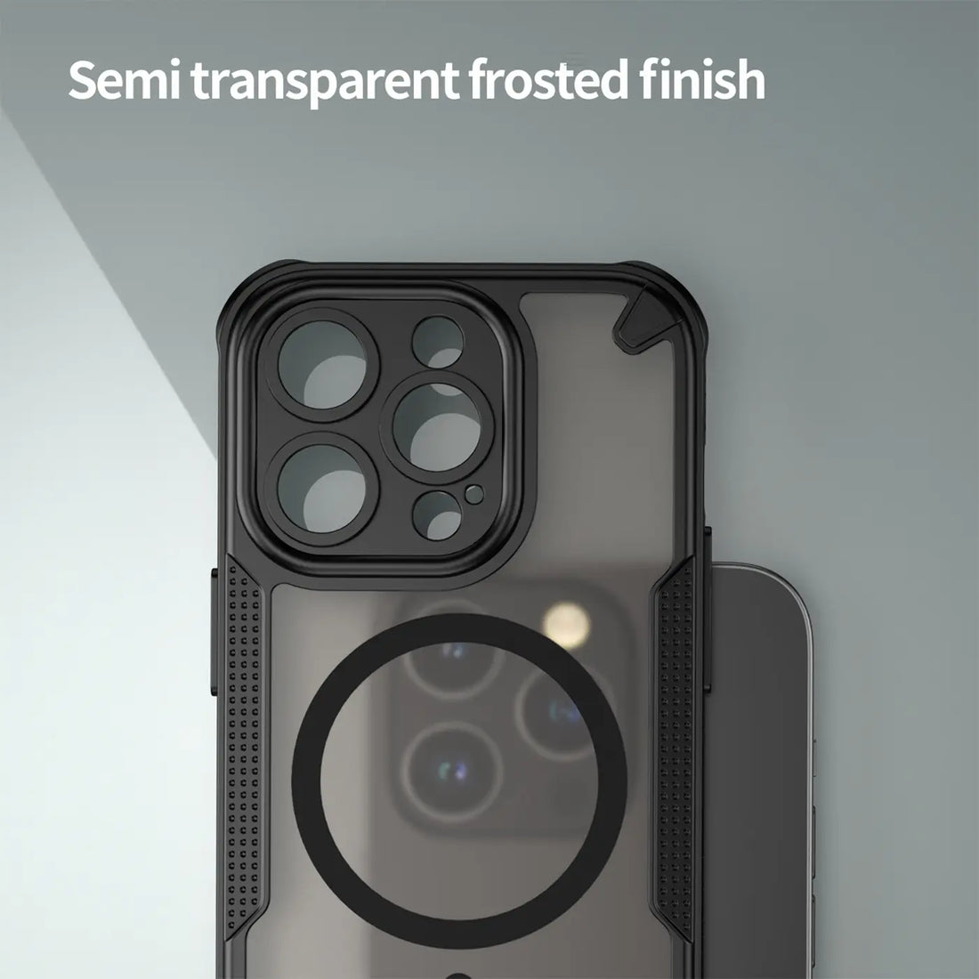 Halbtransparentes Finish mit MagSafe
