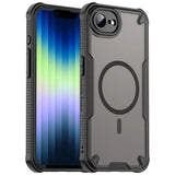 Stoßfeste, MagSafe-kompatible Handyhülle mit halbtransparenter Rückseite für iPhone 16e