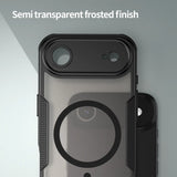 Stoßfeste, MagSafe-kompatible Handyhülle mit halbtransparenter Rückseite für iPhone Air