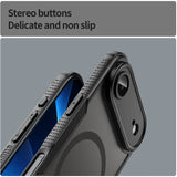 Stoßfeste, MagSafe-kompatible Handyhülle mit halbtransparenter Rückseite für iPhone Air