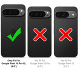 Stoßfeste, MagSafe-kompatible Handyhülle mit halbtransparenter Rückseite für Google Pixel 10 Pro XL