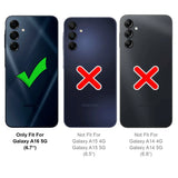 Stoßfeste, MagSafe-kompatible Handyhülle mit halbtransparenter Rückseite für Samsung Galaxy A16 5G