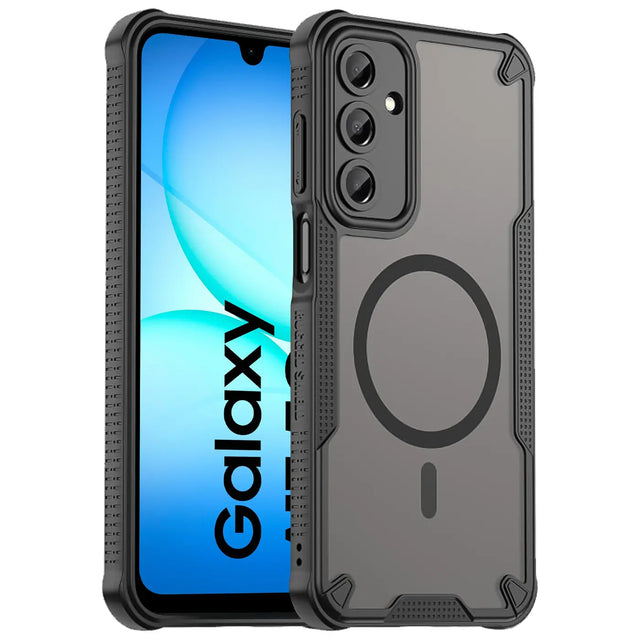 Stoßfeste, MagSafe-kompatible Handyhülle mit halbtransparenter Rückseite für Samsung Galaxy A17 5G