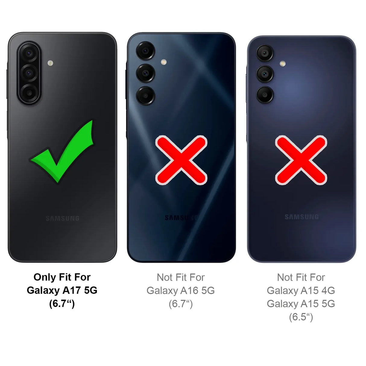 Stoßfeste, MagSafe-kompatible Handyhülle mit halbtransparenter Rückseite für Samsung Galaxy A17 5G
