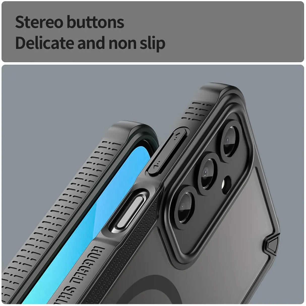 Stoßfeste, MagSafe-kompatible Handyhülle mit halbtransparenter Rückseite für Samsung Galaxy A26 5G