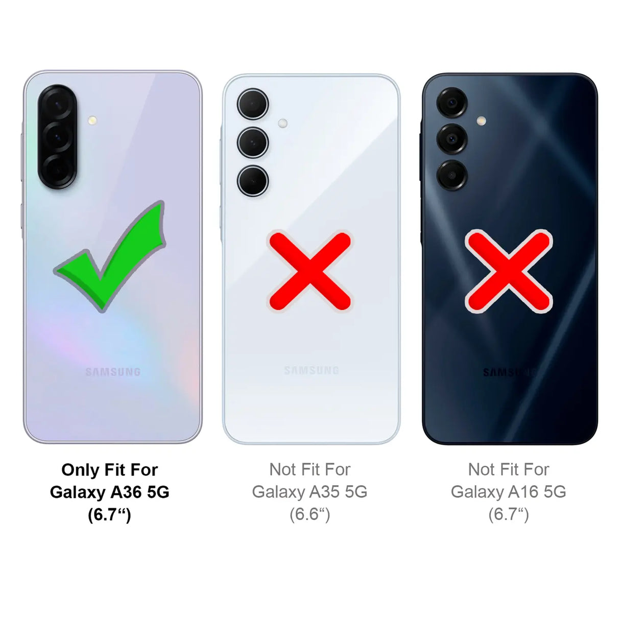 Stoßfeste, MagSafe-kompatible Handyhülle mit halbtransparenter Rückseite für Samsung Galaxy A36 5G
