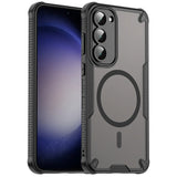 Stoßfeste, MagSafe-kompatible Handyhülle mit halbtransparenter Rückseite für Samsung Galaxy S23