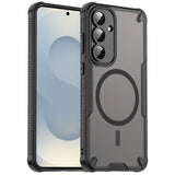 Stoßfeste, MagSafe-kompatible Handyhülle mit halbtransparenter Rückseite für Samsung Galaxy S25 Plus