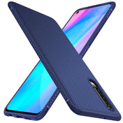 Elegante Handyhülle für Huawei P30 in Blau, angenehme Haptik