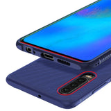Elegante Handyhülle für Huawei P30 in Blau, angenehme Haptik