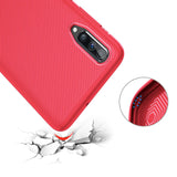 Elegante Handyhülle für Samsung Galaxy A70 / A70s in Rot, angenehme Haptik