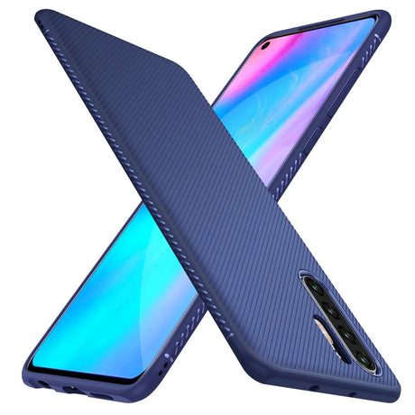 Elegante Handyhülle für Samsung Galaxy Note 10 in Blau, angenehme Haptik