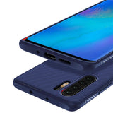 Elegante Handyhülle für Samsung Galaxy Note 10 in Blau, angenehme Haptik