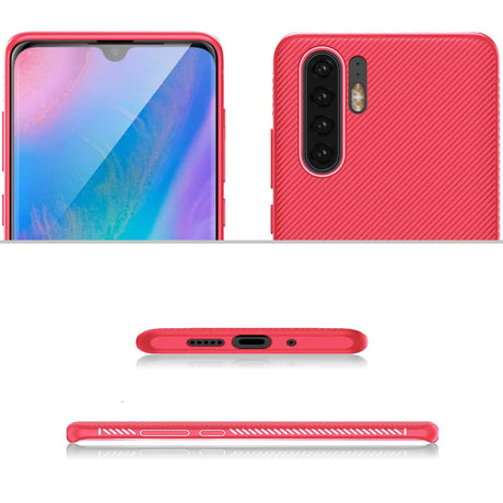 Elegante Handyhülle für Samsung Galaxy Note 10 in Rot, angenehme Haptik