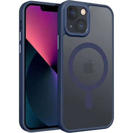 iPhone 13 Hülle mit MagSafe, stoßabsorbierendem Material, erhöhtem Kameraschutz und schlankem Frame-Design in verschiedenen Farben