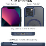 iPhone 13 Hülle mit MagSafe, stoßabsorbierendem Material, erhöhtem Kameraschutz und schlankem Frame-Design in verschiedenen Farben