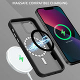 iPhone 13 Hülle mit MagSafe, stoßabsorbierendem Material, erhöhtem Kameraschutz und schlankem Frame-Design in verschiedenen Farben