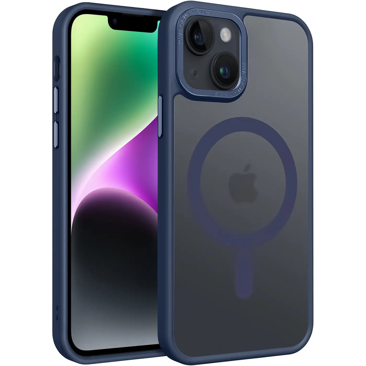 iPhone 14 Hülle mit MagSafe, stoßabsorbierendem Material, erhöhtem Kameraschutz und schlankem Frame-Design in verschiedenen Farben