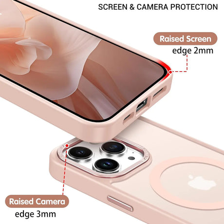 iPhone 14 Pro Hülle mit MagSafe, stoßabsorbierendem Material, erhöhtem Kameraschutz und schlankem Frame-Design in verschiedenen Farben