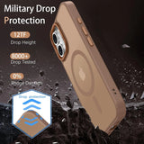 iPhone 16 Hülle mit MagSafe, stoßabsorbierendem Material, erhöhtem Kameraschutz und schlankem Frame-Design in verschiedenen Farben