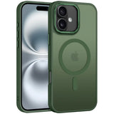 iPhone 16 Hülle mit MagSafe, stoßabsorbierendem Material, erhöhtem Kameraschutz und schlankem Frame-Design in verschiedenen Farben