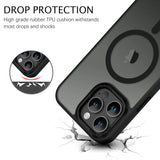 iPhone 16 Pro Hülle mit MagSafe, stoßabsorbierendem Material, erhöhtem Kameraschutz und schlankem Frame-Design in verschiedenen Farben