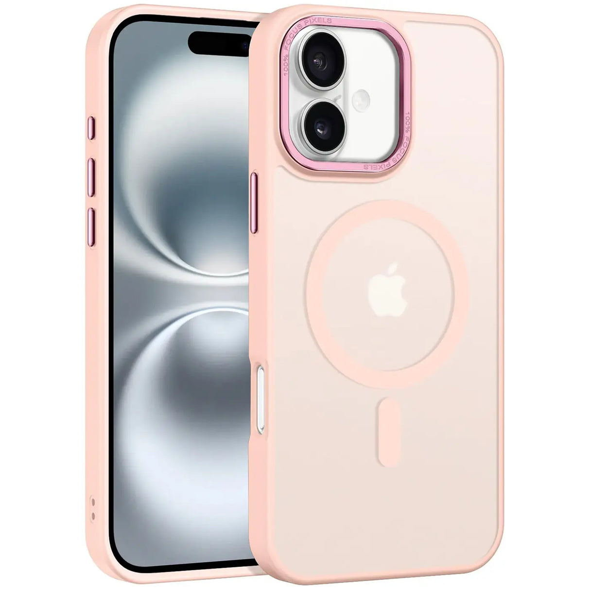 iPhone 16 Hülle mit MagSafe, stoßabsorbierendem Material, erhöhtem Kameraschutz und schlankem Frame-Design in verschiedenen Farben