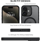 iPhone 16 Hülle mit MagSafe, stoßabsorbierendem Material, erhöhtem Kameraschutz und schlankem Frame-Design in verschiedenen Farben