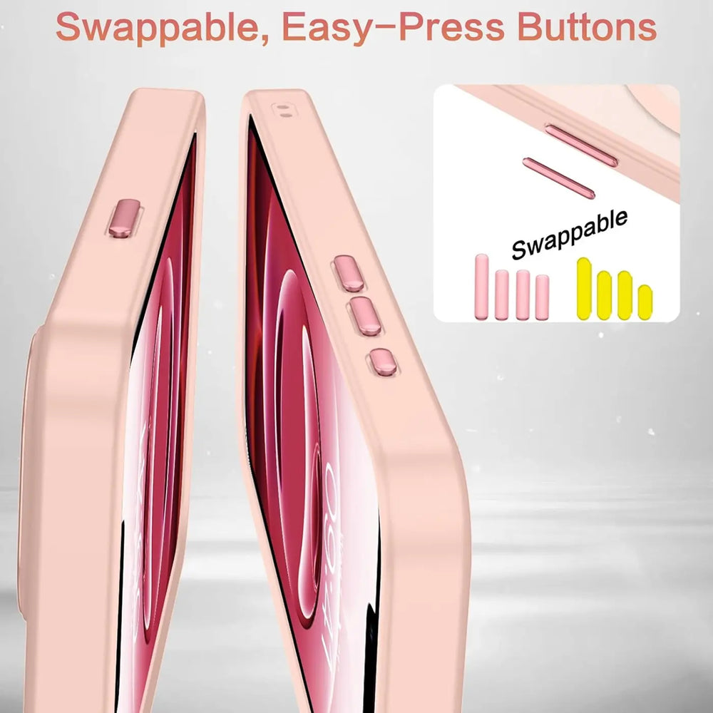 iPhone 16e Hülle mit MagSafe, stoßabsorbierendem Material, erhöhtem Kameraschutz und schlankem Frame-Design in verschiedenen Farben