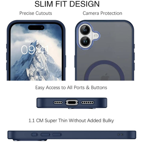 iPhone 17 Hülle mit MagSafe, stoßabsorbierendem Material, erhöhtem Kameraschutz und schlankem Frame-Design in verschiedenen Farben