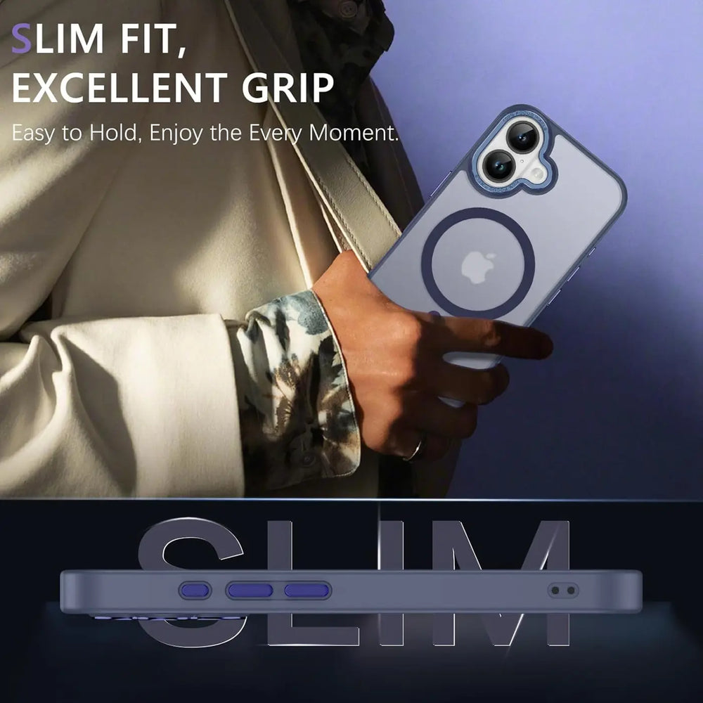 iPhone 17 Hülle mit MagSafe, stoßabsorbierendem Material, erhöhtem Kameraschutz und schlankem Frame-Design in verschiedenen Farben