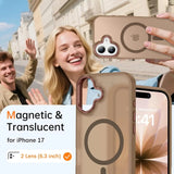 iPhone 17 Hülle mit MagSafe, stoßabsorbierendem Material, erhöhtem Kameraschutz und schlankem Frame-Design in verschiedenen Farben