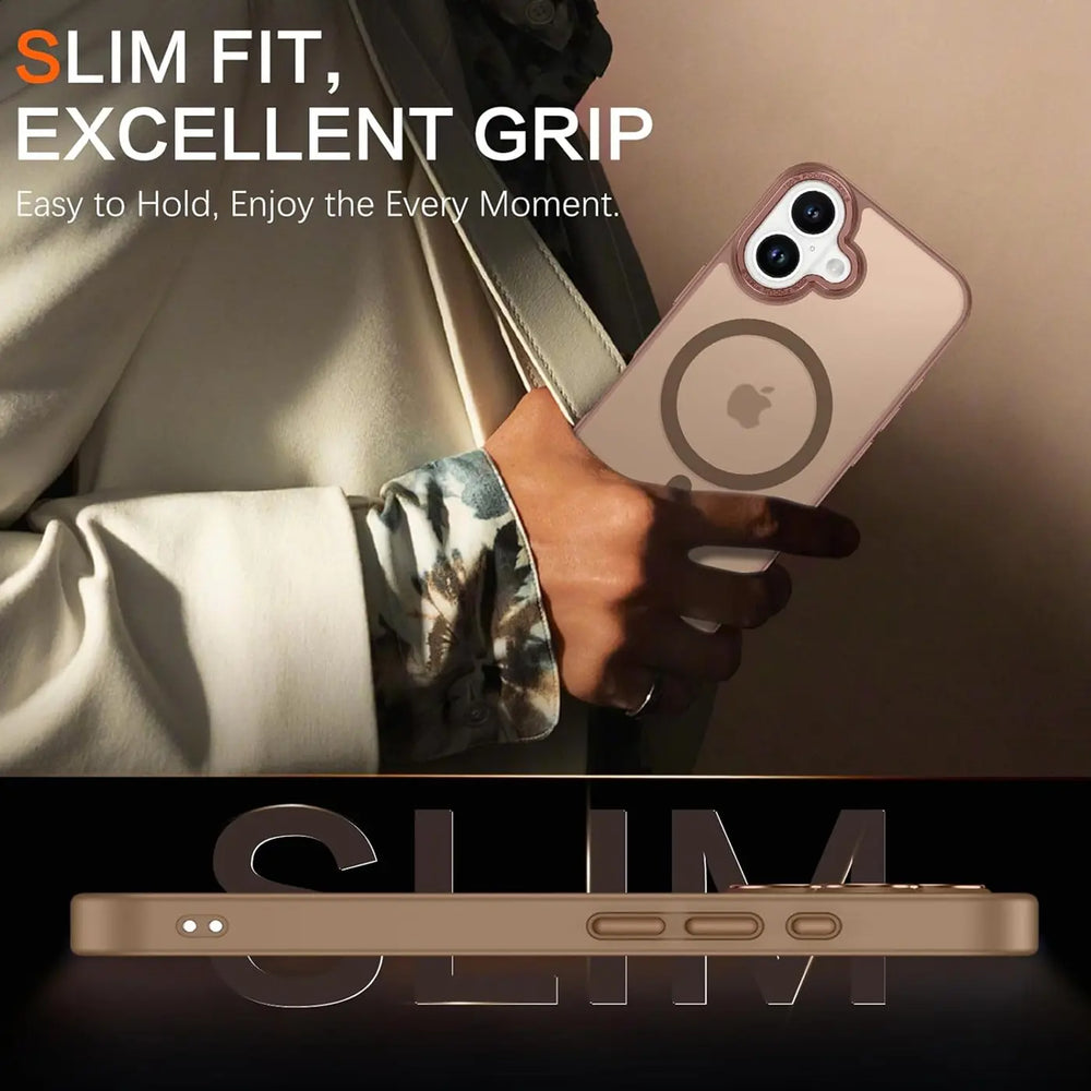 iPhone 17 Hülle mit MagSafe, stoßabsorbierendem Material, erhöhtem Kameraschutz und schlankem Frame-Design in verschiedenen Farben