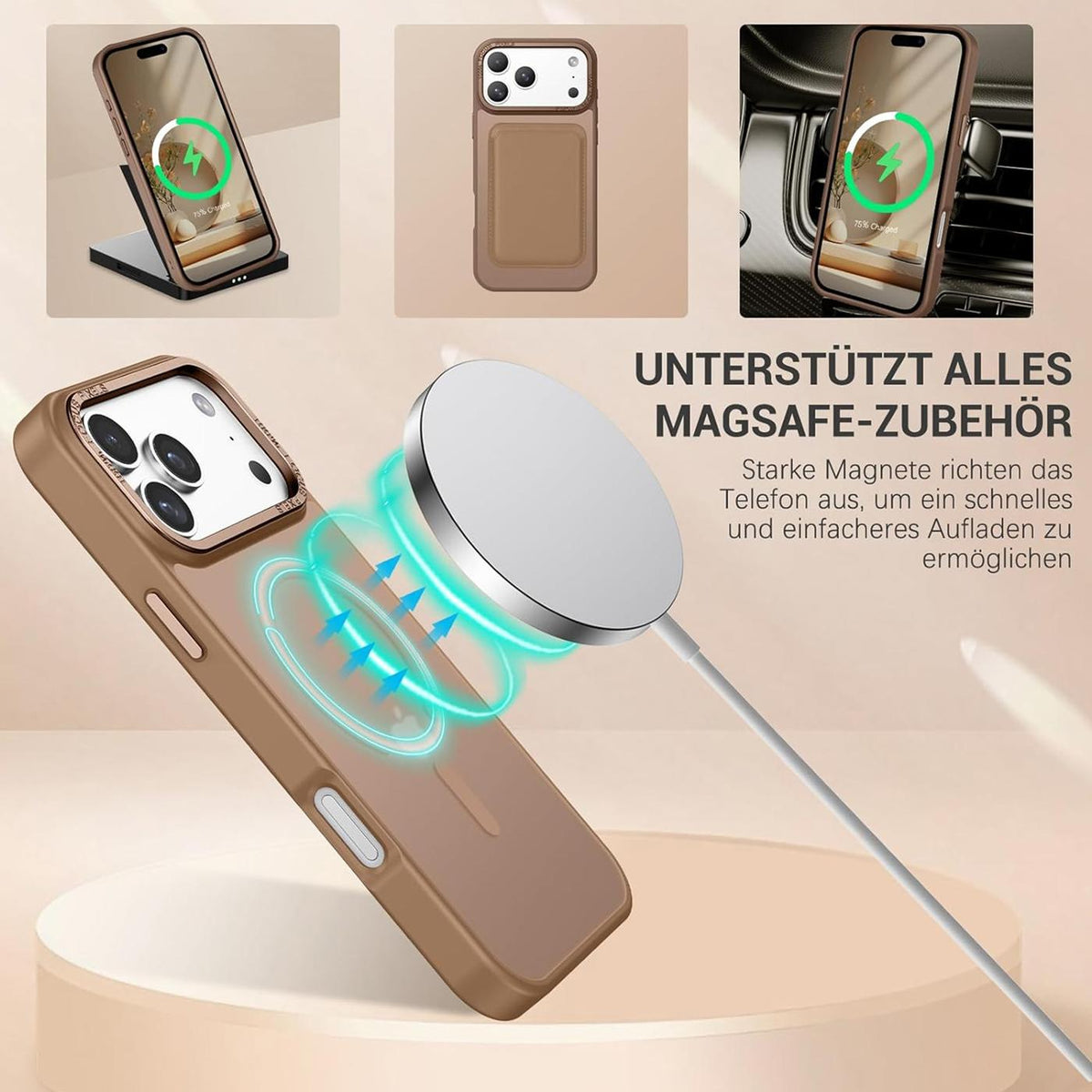 iPhone 18 Pro - MagSafe Hülle Matt Transparent