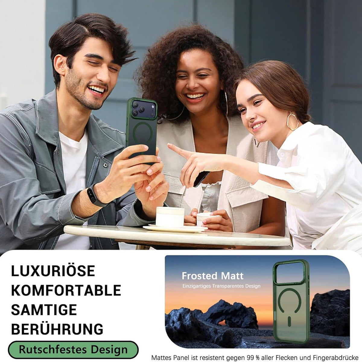 iPhone 18 Pro - MagSafe Hülle Matt Transparent