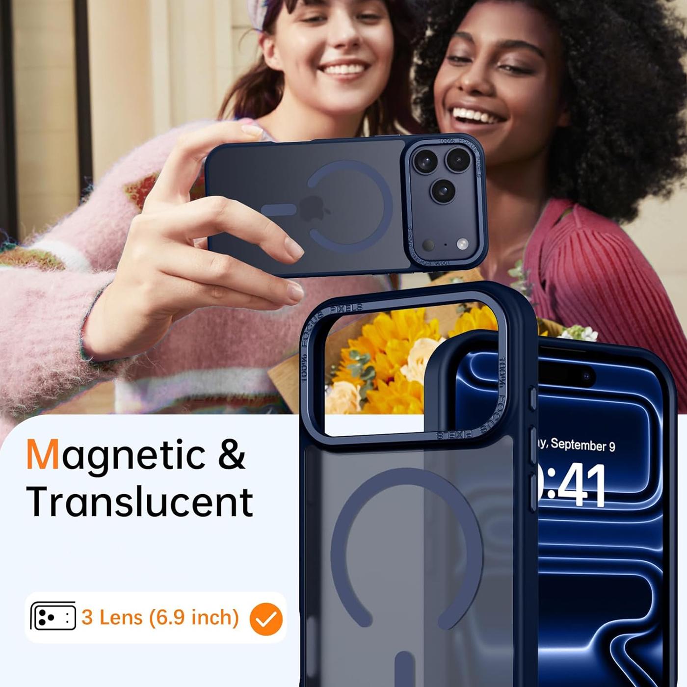 iPhone 18 Pro Max - MagSafe Hülle Matt Transparent